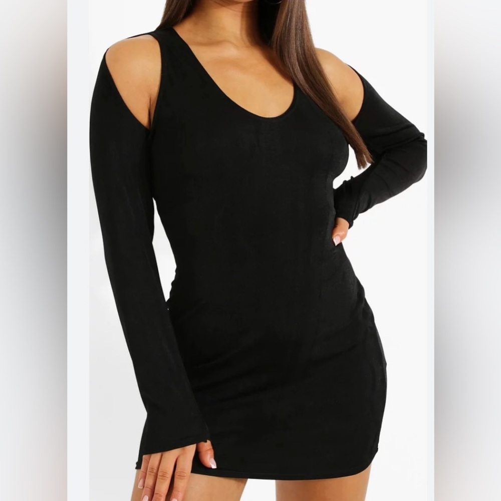 Missguided cut out bodycon mini dress